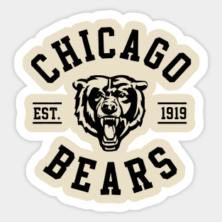 Chicago Bears Football Vintage Sports Sticker